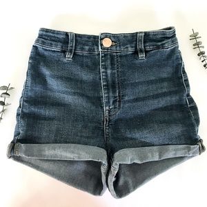 High-waisted Jean Shorts